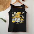 Bee Gnome Garden Daisy Flowers Hippie Gardening Floral Women Tank Top Unique Gifts