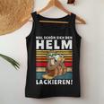 Beer Drinker Soldering Running Helmet Painting Sloth Beer S Tank Top Frauen Lustige Geschenke