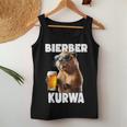 Bierber Kurwa X Biber Kurwa X Bóbr Delicious Beer Tank Top Frauen Lustige Geschenke