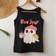 Boo Jour Ghost French Teacher Vintage Teacherlife Groovy Women Tank Top Personalized Gifts