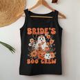 Bride's Boo Crew Floral Ghost Bachelorette Wedding Halloween Women Tank Top Personalized Gifts