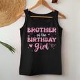 Brother Of The Birthday Pink Girl Matching Family Women Tank Top Personalized Gifts