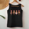 Chicken Christmas Chickens Santa Claus Xmas Women Tank Top Frauen Lustige Geschenke