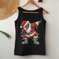 Christmas Dabbing Santa Xmas Lights Girls Boys Christmas Dab Women Tank Top Personalized Gifts