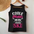 Cool Girls Driving Ski Winter Sport Skier Women's Tank Top Frauen Lustige Geschenke