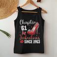 Cute Chapter 61 Fabulous Since 1963 61St Girl Birthday Women Tank Top Funny Gifts