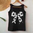 Cute Coquette Bow Game Day Soccer Mom Life Team Sports Women Tank Top Unique Gifts