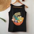 Cute Kawaii Cat Ramen Bowl Japanese Anime Panda Dog Noodle Women Tank Top Personalized Gifts
