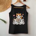 Cute Kawaii Cats Neko Kitten Cat Lover Girl Women Tank Top Personalized Gifts