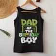 Dad And Mom Of The Birthday Boy Soccer Family Party Decor Women Tank Top Personalized Gifts