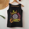 Dart Spielerin Dart Queen Lustiges Dart Spielen Frauen Tank Top Frauen Lustige Geschenke