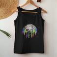 Discoball Rainbow Drip Melt Im Space Tank Top Frauen Lustige Geschenke