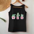 Donna Cactus Gardenersalentines Day Succulent Cactus Con Collo A Canotta da donna Regalos divertidos