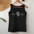 Dubbeglas Heartbeat Schorle Pälzer Red Wine Tank Top Frauen Lustige Geschenke