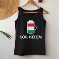 Ein Bier Bitte Auf Hungarian Beer Tank Top Frauen Lustige Geschenke