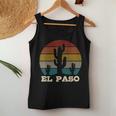 El Paso Texas Cactusintage Souvenir Tank Top Frauen Lustige Geschenke