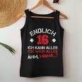 Endlich 16 Ich Kann Alles Ich Weiß Alles Ähm Mama Tank Top Frauen Lustige Geschenke