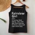 Fairview Girl Tx Texas Cadeau Amusant Pour Fille Débardeur pour femme Cadeaux drôles