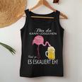 Flamingo Bin Da Kann Losgehen Und Ja Es Escaliert Carnival Tank Top Frauen Lustige Geschenke