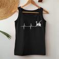 -Élo D'intérieur Ekg Line Heartbeat Débardeur pour femme Cadeaux drôles