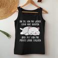 Slope Slogan Cat Sleep Women's Tank Top Frauen Lustige Geschenke