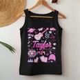 Girl Groovy Taylor First Name Personalized Birthday Party Women Tank Top Personalized Gifts