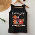 Glühweinaktivist Heben Statt Kleben Christmas Mulled Wine Tank Top Frauen Lustige Geschenke