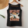 God's Silliest Goose Sarcastico Divertente Meme Ocaintage Canotta da donna Regalos divertidos