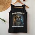 Guten Morgen Ganz Dünnes Eis Dog Coffee Tank Top Frauen Lustige Geschenke