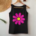 Happy Pink Daisy 60S 70S Retrointage Hippie Tank Top Frauen Lustige Geschenke