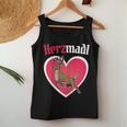 Herzmadl Deer Dirndl Costume Women's Tank Top Frauen Lustige Geschenke