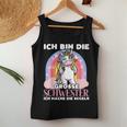 Ich Bin Die Große Schwester Schwewister Girls' Unicorn Tank Top Frauen Lustige Geschenke