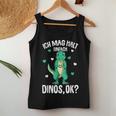 Ich Mag Halt Dinos Dinosaur T-Rex Girls' Children's Dinosaur Tank Top Frauen Lustige Geschenke