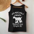 Ich Mag Halt Einfach Hen Und Ziegen I'm Just A Chickens And Goats Tank Top Frauen Lustige Geschenke