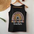 Insegnante Montessori Rainbow Leopard Istruttore Educatore Canotta da donna Regalos divertidos