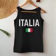 Italia Bandera Hombres Es Niños Italia Camiseta sin mangas para mujer Regalos divertidos