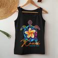 Kauai Hawaii Hawaiian Tie Dye Sea Turtle Vacation 2024 Women Tank Top Personalized Gifts