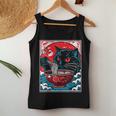 Kawaii Black Cat Eating Ramen Japanese Anime Lover N Girl Women Tank Top Personalized Gifts