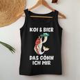 With Koi Carp Garden Pond Koi & Beer Das Gönn Ich Mir Tank Top Frauen Lustige Geschenke