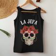 La Jefa Sugar Skullêtements Mexicain Dia De Los Muertos Dead Débardeur pour femme Cadeaux drôles