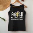 Lightning Abcd Teacher Kid Second Grade Rocks Back To School Women Tank Top Personalized Gifts