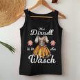 Mei Dirndl Is In Da Wäsch Lausmadl Women's Dirndl Costume Tank Top Frauen Lustige Geschenke