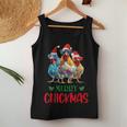 Merry Chickmas Ornament Lights Chicken Farmer Christmas Women Tank Top Personalized Gifts