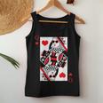 Modern Cool Queen Of Hearts Valentines Day Cool V-Day Women Tank Top Personalized Gifts