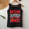 Mom Of The Berry Sweet One Strawberry 1St Birthday Women Tank Top Personalized Gifts