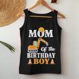 Mom Of The Birthday Boy Construction Boy's Birthday Party Women Tank Top Funny Gifts