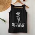 Mother Of The Bride Skeleton Gothic Bachelorette Wedding Women Tank Top Personalized Gifts