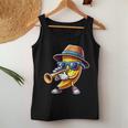 Musizierende Banana Mit Trumpet Tank Top Frauen Lustige Geschenke