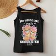 Nachwuchserkunden Ich Werde Große Schwester 2025 Tank Top Frauen Lustige Geschenke