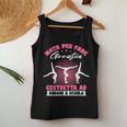 Nata Per Fare Ginnastica Ginnasta Ginnastica Ragazza Canotta da donna Regalos divertidos